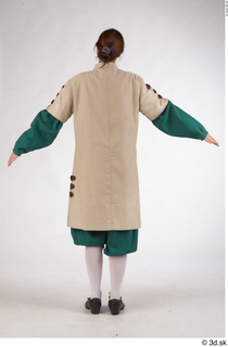  Photos Woman in Medieval civilian dress 1 Medieval clothing a poses beige jacket whole body 0004.jpg